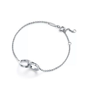 Tiffany & Co Silver Interlocking Circles Bracelet
